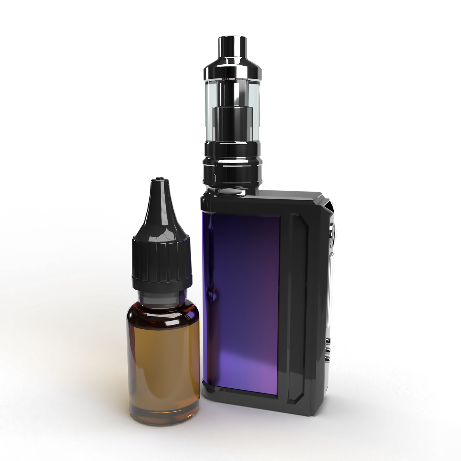 vecteezy 3d black purple vape with liquid bottle png 9875182 755