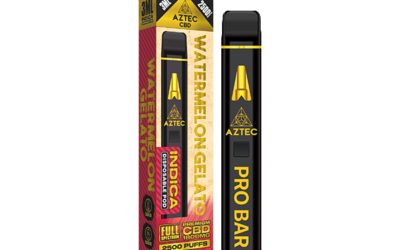 Aztec CBD 1800mg Pro Bar Disposable Vape Bar 2500 Puffs Now available