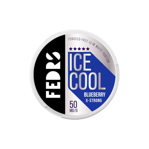50mg FEDRS Ice Cool X-Strong Nicotine Pouch - 20 Pouches - Image 3