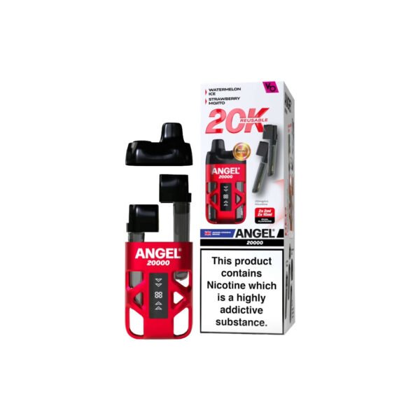 20mg Angel 20000 by Vapes Bars Duel Prefilled Pod Vape Kit 20000 Puffs - Image 6