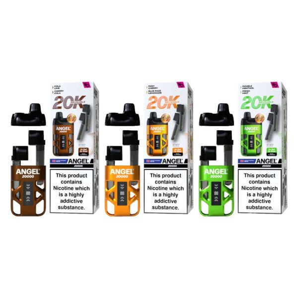 20mg Angel 20000 by Vapes Bars Duel Prefilled Pod Vape Kit 20000 Puffs - Image 9