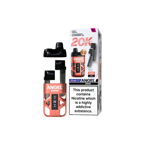 20mg Angel 20000 by Vapes Bars Duel Prefilled Pod Vape Kit 20000 Puffs - Image 10