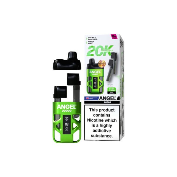 20mg Angel 20000 by Vapes Bars Duel Prefilled Pod Vape Kit 20000 Puffs - Image 3