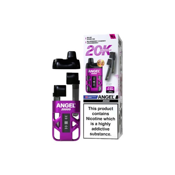 20mg Angel 20000 by Vapes Bars Duel Prefilled Pod Vape Kit 20000 Puffs - Image 5