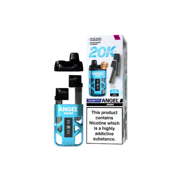 20mg Angel 20000 by Vapes Bars Duel Prefilled Pod Vape Kit 20000 Puffs - Image 8