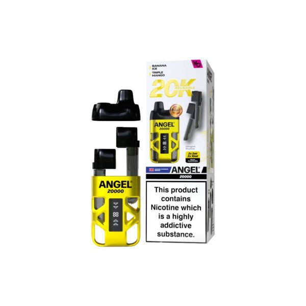 20mg Angel 20000 by Vapes Bars Duel Prefilled Pod Vape Kit 20000 Puffs - Image 7